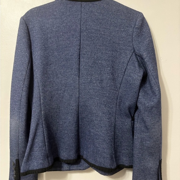 Zara Blue Blazer with Black Accents - Picture 5 of 6